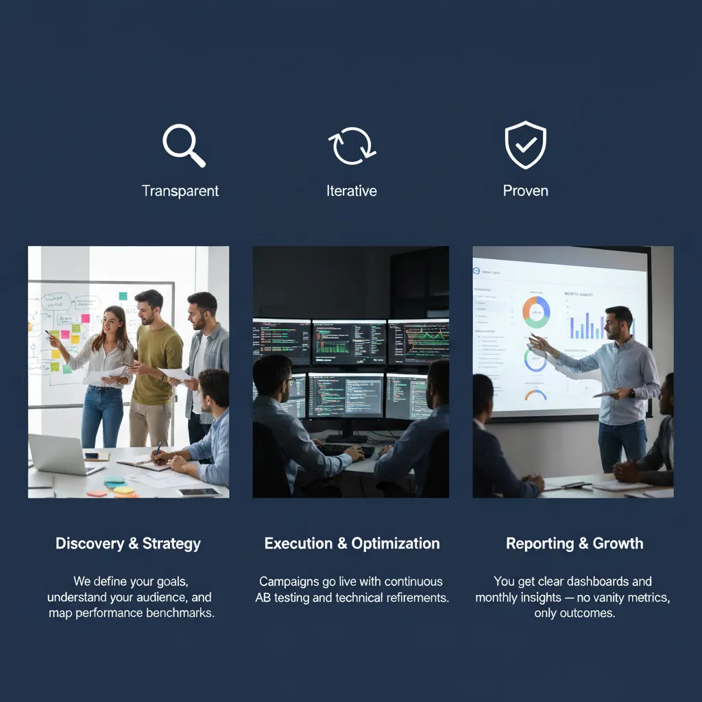 How We Work β Transparent, Iterative, Proven